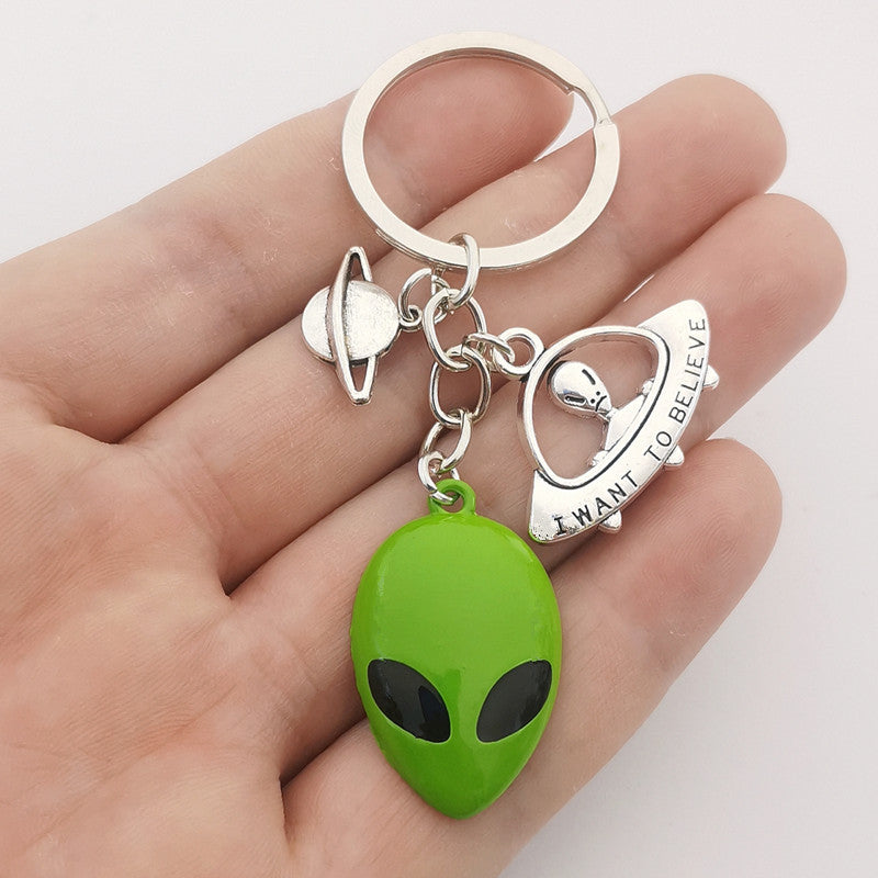 Kequetes de aleación de aleación de aleación de espacios naves alienígenas verdes al por mayor